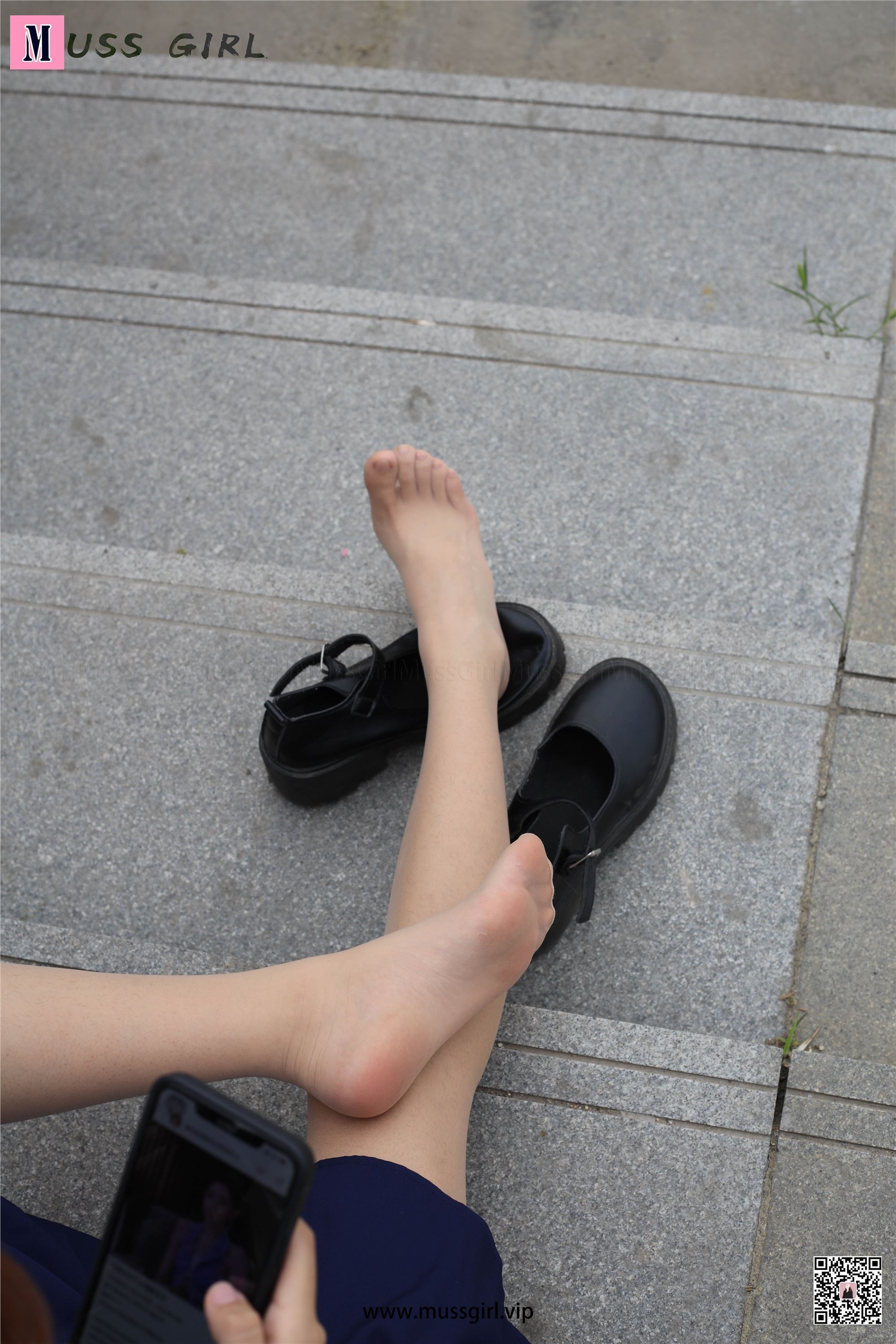 MussGirl慕丝女郎  NO.214 楼梯JK制服肉丝